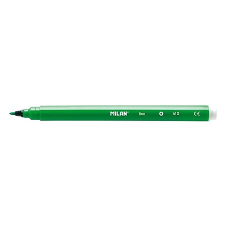 Kit com 30 Marcadores Milan - Ponta Fina de 2mm - Tinta à Base de Água - Laváveis - Cores Sortidas