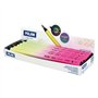 Lápis de grafite multicolorido Milan Maxi Sunset 5mm - Contém 4 cores: amarelo, rosa, verde e lilás - Corpo redondo