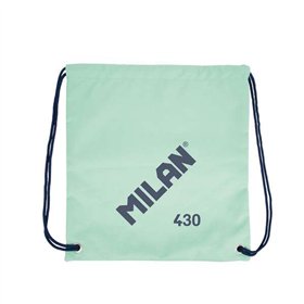 Mochila/Bolsa Grande Milan Série 1918 com Alças - Tecido Ripstop Leve e Resistente - Medidas: 34x42x0,7cm - Verde