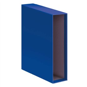 Capa para Arquivo de Alavanca Dohe Archicolor - Tamanho Fólio - Papelão Pautado - Azul