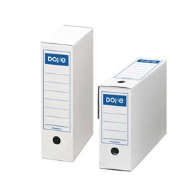 Caixa de Arquivo Permanente Dohe - Tamanho Fólio - Dimensões 255x355x100mm - Pode ser usada na horizontal e na vertical - Fácil 