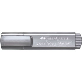 Marcador Faber-Castell Textliner 46 Metálico Fluorescente - Ponta Chanfrada - Espessura da Linha entre 1mm e 5mm - Tinta à Base 