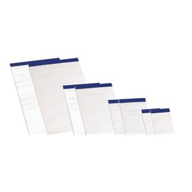 Bloco de notas Enri A6 com grampos - Sem capa - 80 folhas lisas - Ideal para levar para qualquer lugar