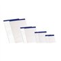 Bloco de notas Enri A7 com grampos, 80 folhas lisas - Sem capa - Tamanho compacto - Ideal para levar para qualquer lugar