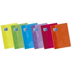 Caderno Oxford Classic Grampeado A5+ Liso 48 Folhas 90gsm - Capa Mole - Cores Sortidas
