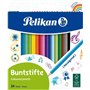 Caixa Pelikan com 24 lápis de cor hexagonais laqueados - Mina resistente à quebra - Certificado FSC