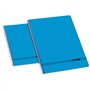 Caderno Espiral Enri Office 4º com Capa Flexível - Tamanho 4º - Capa Flexível - Caderno Espiral - Cor Azul