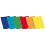 Caderno espiral Enri, tamanho fólio, pautado, 3 folhas - 80 folhas com margem - Capa dura resistente - Cores sortidas
