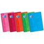 Caderno espiral Oxford School Classic para o 4º ano, capa flexível, 10x10 cm - 80 folhas - margem 10x10 cm - cores sortidas