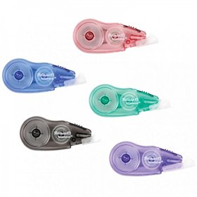 Caneta Corretora Pelikan Fancy Roller Mini 5mm x 6mm - Tampa Protetora da Ponta - Parafuso de Ajuste - Cabo Emborrachado Ergonôm