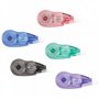 Caneta Corretora Pelikan Fancy Roller Mini 5mm x 6mm - Tampa Protetora da Ponta - Parafuso de Ajuste - Cabo Emborrachado Ergonôm