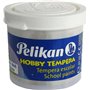 Tinta têmpera escolar Pelikan, frasco de 40ml - Fácil de lavar - Ideal para artesanato - Branca