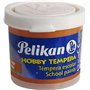 Tinta têmpera escolar Pelikan, frasco de 40ml - Fácil de lavar - Ideal para atividades escolares - Laranja
