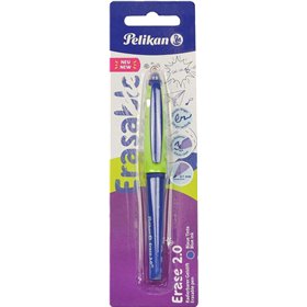 Caneta Esferográfica Pelikan Roller Erase 2.0 - Empunhadura Ergonômica Antifadiga - Tinta de Longa Duração - Corpo na Mesma Cor 