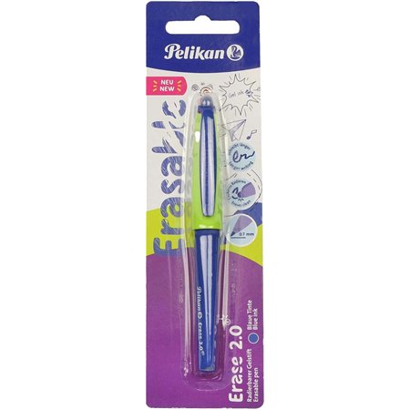 Caneta Esferográfica Pelikan Roller Erase 2.0 - Empunhadura Ergonômica Antifadiga - Tinta de Longa Duração - Corpo na Mesma Cor 