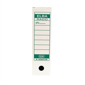 Pasta Elba A4 Ultimate - Robusta e Durável - Tamanho A4 Padrão - Design Elegante e Funcional - Branca e Verde