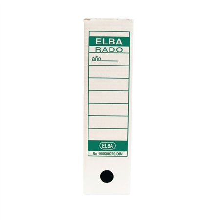 Pasta Elba A4 Ultimate - Robusta e Durável - Tamanho A4 Padrão - Design Elegante e Funcional - Branca e Verde