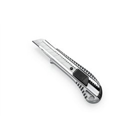 Cortador profissional Dahle 10885 com lâmina de 18 mm - Corpo em metal - Mecanismo de travamento automático - Guia em metal
