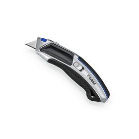Cortador profissional reforçado Dahle 10891 com lâmina trapezoidal em aço carbono SK5 - Guia automática - Corpo metálico - Cabo 