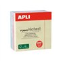 Bloco de Notas Adesivas Apli Funny com 400 unidades, 75 x 75 mm - Cores Pastel Sortidas