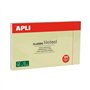 Bloco de notas adesivas Apli Classic com 100 unidades, 125 x 75 mm - Amarelo