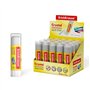Cola em bastão super forte Erichkrause Crystal 15g - Consumo econômico - Adesão rápida e confiável - Cor transparente