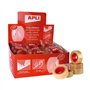 Conjunto de 35 fitas adesivas transparentes Apli - Tamanho 19 mm x 33 m