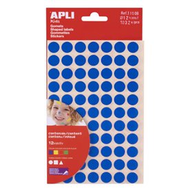 Pacote Apli com 1.032 adesivos de formas geométricas - Adesivo permanente - Sem solventes - Ideal para pré-escolas - Papéis ECF 