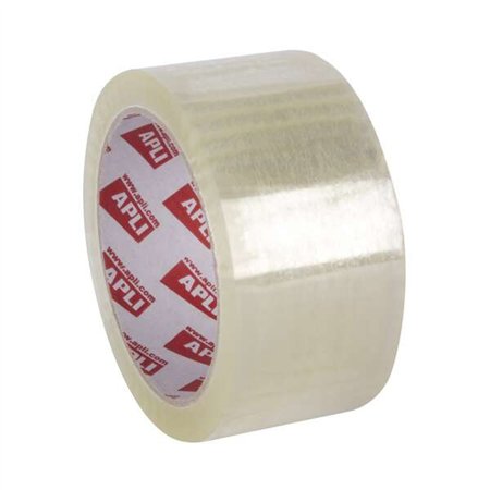 Fita de vedação básica Apli 48mm x 66m 25 mícrons Polipropileno - Adesivo acrílico - Transparente