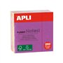 Apli Mini-Cube com 250 blocos de notas adesivas divertidas de 51x51mm - 5 cores fluorescentes sortidas - Divertido e prático