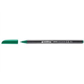Marcador Edding 1200 - Ponta redonda - Espessura da linha entre 0,5 e 1 mm - Tinta à base de água - Verde