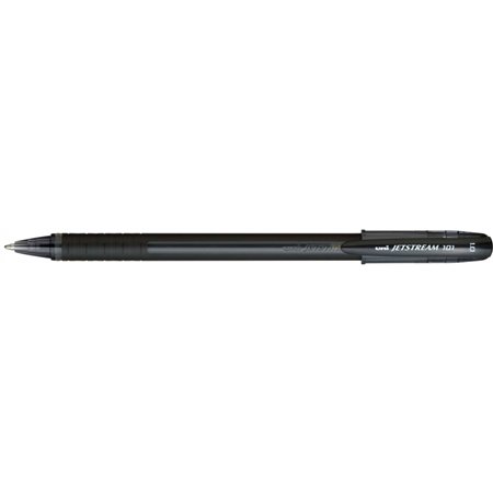 Caneta Esferográfica Uni-ball JetStream SX-101-10 - Ponta Esferográfica de 1mm - Tinta de Secagem Instantânea - Ideal para Canho