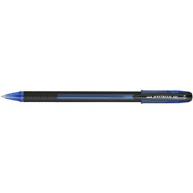 Caneta esferográfica Uni-ball JetStream SX-101-10 - Ponta de 1 mm - Secagem instantânea - Ideal para canhotos - Azul