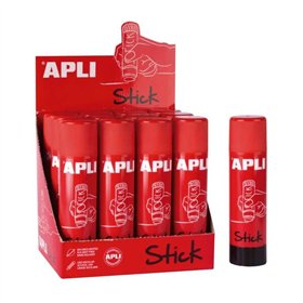 Cola em bastão Apli 21g - Atóxica - Secagem instantânea - Não amassa nem encharca o papel - Ideal para uso escolar