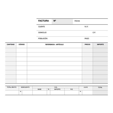 Bloco de Faturas Apli 1/8 Paisagem Duplicado A-67 - Papel Autocopiativo - 50 Conjuntos por Bloco - Numeração Sequencial - Branco