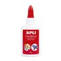 Cola branca líquida Apli 40g - Aplicador com ponta - Sem solventes e atóxica - Adequada para uso escolar