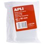 Sacos transparentes com fecho zip autoadesivo Apli 60x80mm - Material LDPE - Fecho seguro e fácil manuseio - Grau alimentício - 