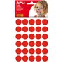 Pacote com 180 adesivos redondos Apli Ø 20mm - Adesivo permanente - Desenvolvimento de habilidades e criatividade - Ideal para p