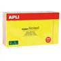 Bloco de Notas Adesivas Reposicionáveis Apli Funny com 400 unidades, 125x75mm - 4 Cores Sortidas (100 Folhas por Cor) - Cores Fl