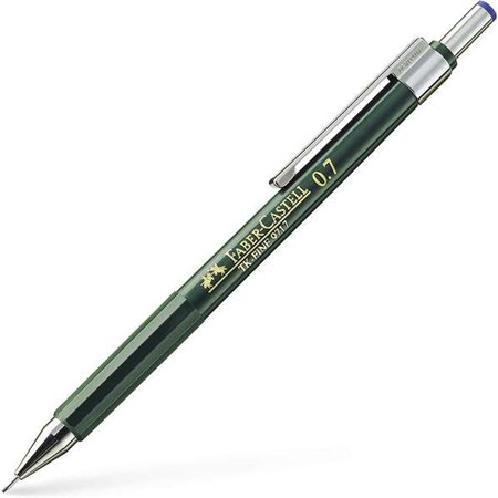 Lapiseira Faber-Castell TK-Fine 9713 - Grafite HB - Espessura do traço 0,7 mm - Borracha integrada