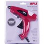 Pistola de cola quente Apli 40W para bastões de cola de Ø11mm - Inclui 2 bastões de cola de Ø11mm x 10cm - Vermelha