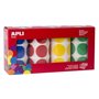 Adesivos redondos Apli Ø 33mm - Pacote com 4 rolos e 2832 adesivos - Adesivo permanente - Ideal para desenvolver habilidades em 