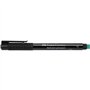Marcador permanente Faber-Castell Multimark - Espessura da linha: 0,6 mm - Borracha integrada - Resistente à luz e à água - Pret