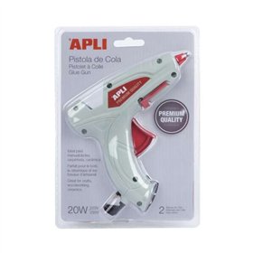 Pistola de cola quente Apli Premium 20W + 2 bastões de cola