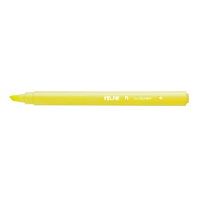 Marcador fluorescente Milan Junior - Ponta chanfrada 1-4mm - Amarelo
