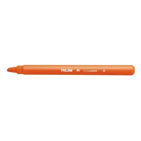 Marcador fluorescente Milan Junior - Ponta chanfrada 1-4mm - Laranja