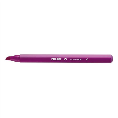 Marcador fluorescente Milan Junior - Ponta chanfrada 1-4mm - Rosa