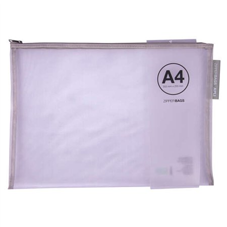 Envelopes multiuso Apli A4 em nylon respirável - Macios ao toque, portáteis, duráveis e resistentes - Ideais para documentos, eq
