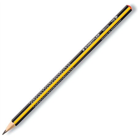 Lápis de grafite triangular Staedtler Noris 183 - Mina HB ultrarresistente de 2 mm - Madeira proveniente de florestas sustentáve