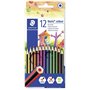 Staedtler Noris Colour 185 - Pacote com 12 Lápis de Cor Hexagonais - Feitos de Wopex - Muito Duráveis - Madeira de Fontes Susten